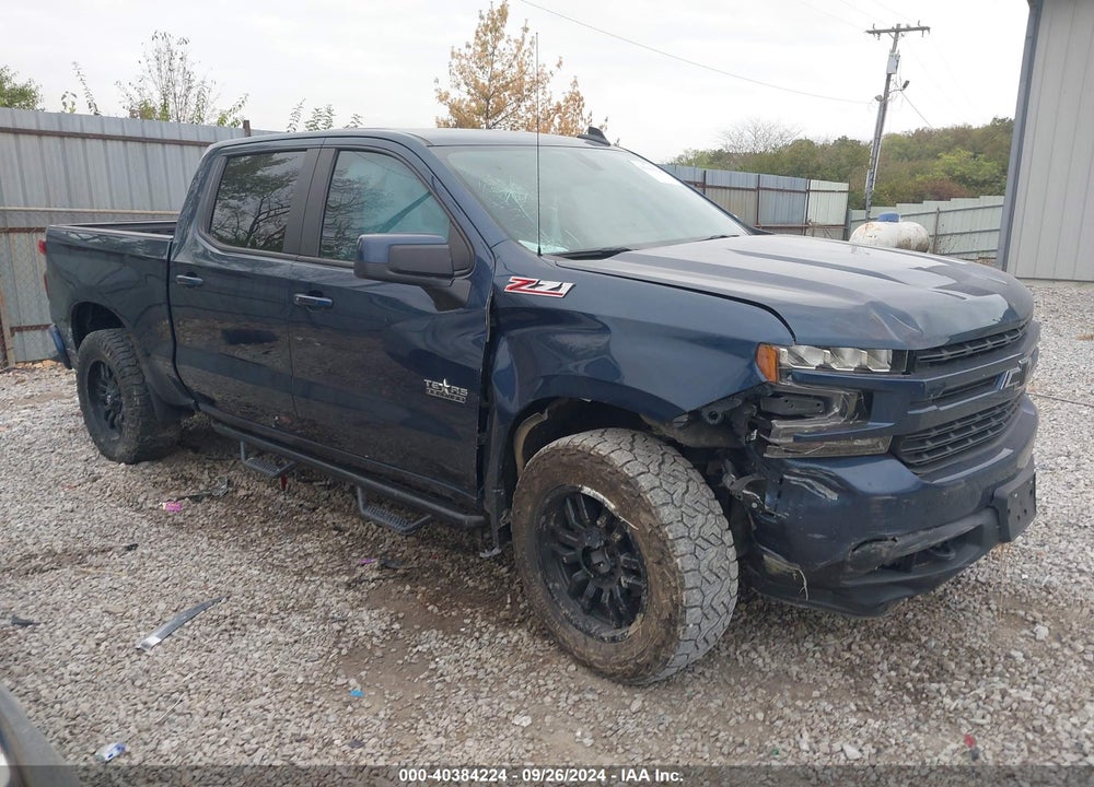 2021 CHEVROLET SILVERADO 1500 4WD SHORT BED RST VIN: 3GCUYEED3MG198349