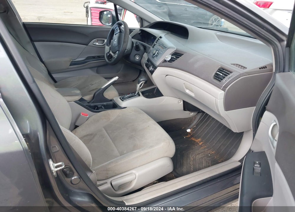 2012 HONDA CIVIC LX VIN: 2HGFB2F59CH300334