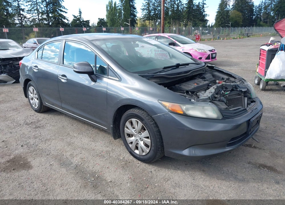 2012 HONDA CIVIC LX VIN: 2HGFB2F59CH300334