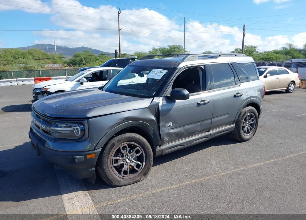2021 FORD BRONCO SPORT BIG BEND VIN: 3FMCR9B64MRA58672