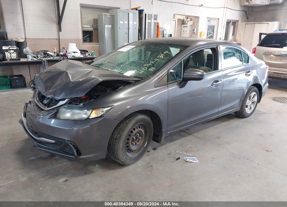 2015 HONDA CIVIC LX VIN: 19XFB2F50FE016976