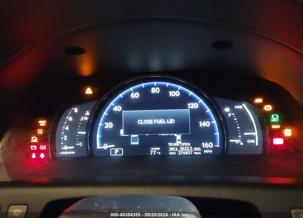 2011 LEXUS LS 600H VIN: JTHDU1EF1B5014003