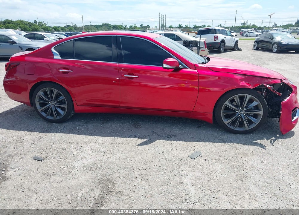 2021 INFINITI Q50 LUXE AWD VIN: JN1EV7BR1MM754280