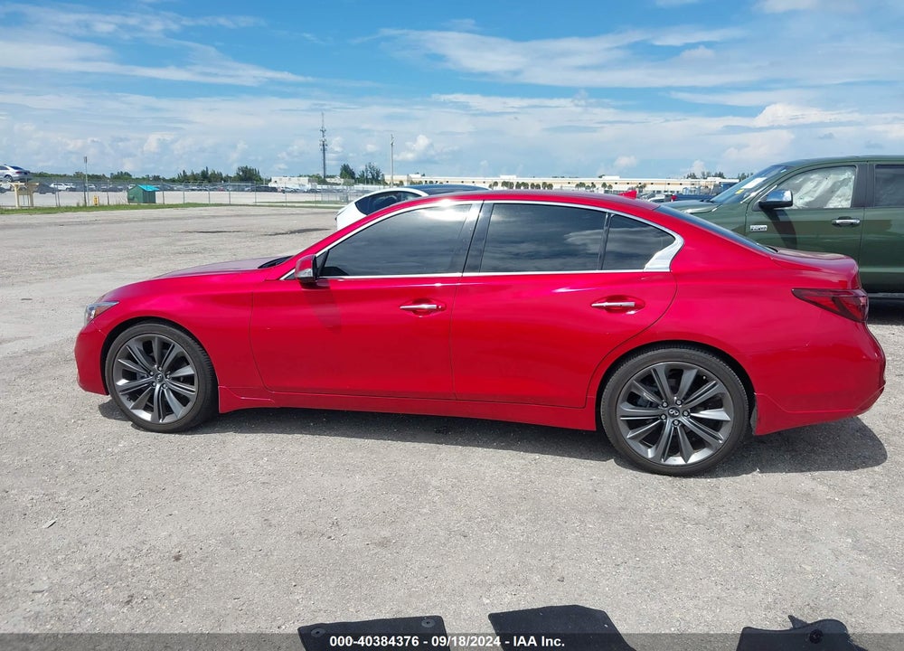 2021 INFINITI Q50 LUXE AWD VIN: JN1EV7BR1MM754280