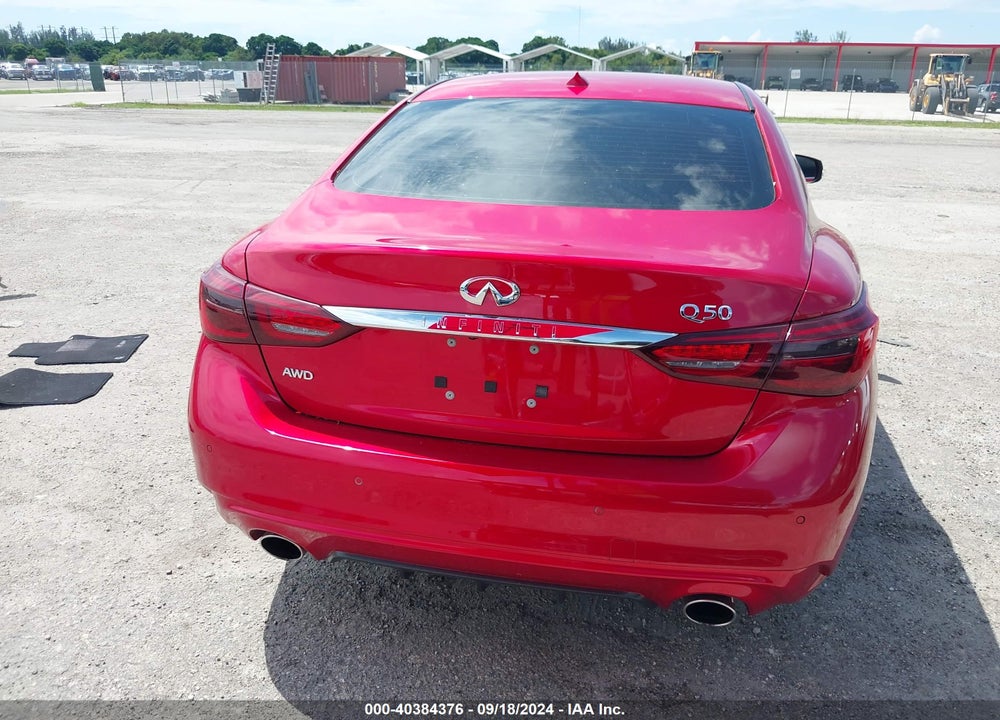 2021 INFINITI Q50 LUXE AWD VIN: JN1EV7BR1MM754280