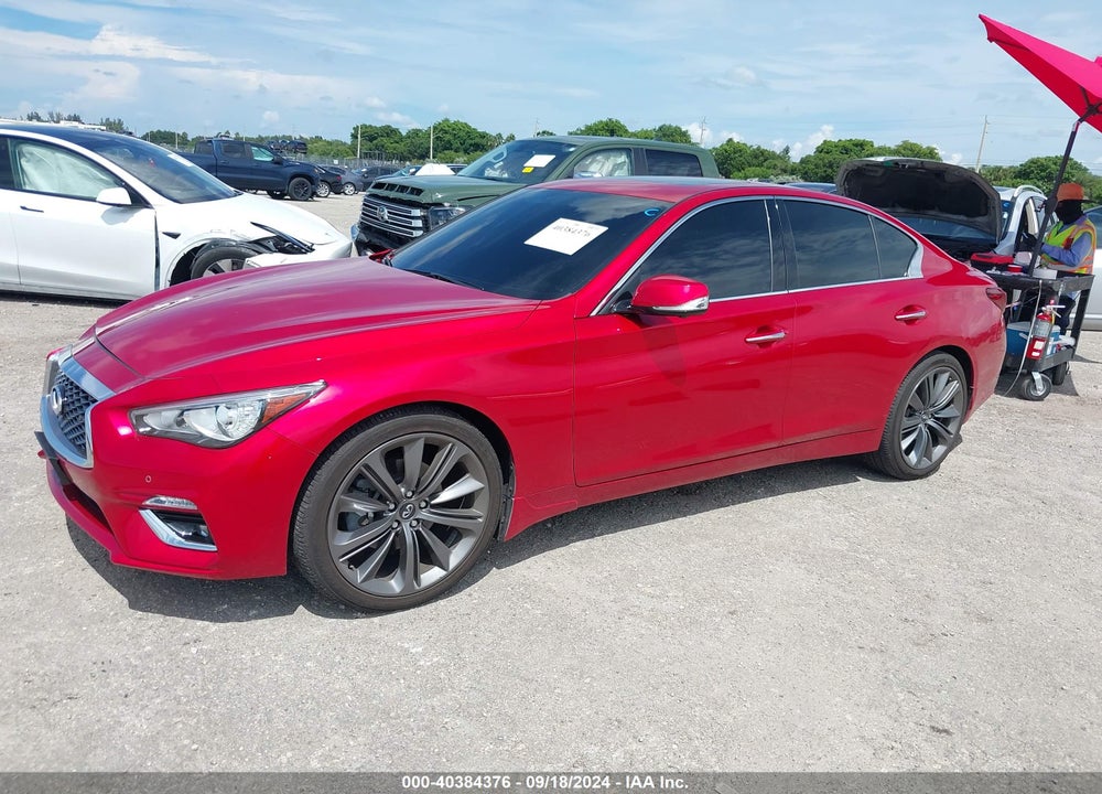 2021 INFINITI Q50 LUXE AWD VIN: JN1EV7BR1MM754280
