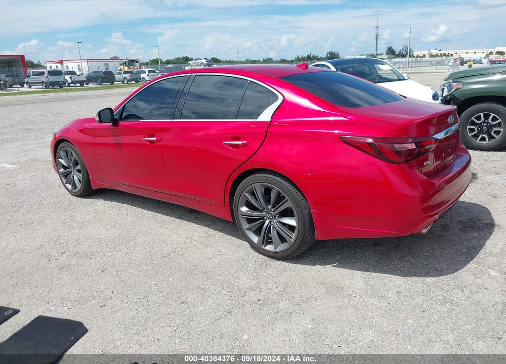 2021 INFINITI Q50 LUXE AWD VIN: JN1EV7BR1MM754280