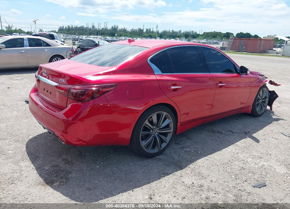 2021 INFINITI Q50 LUXE AWD VIN: JN1EV7BR1MM754280