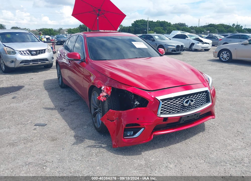 2021 INFINITI Q50 LUXE AWD VIN: JN1EV7BR1MM754280