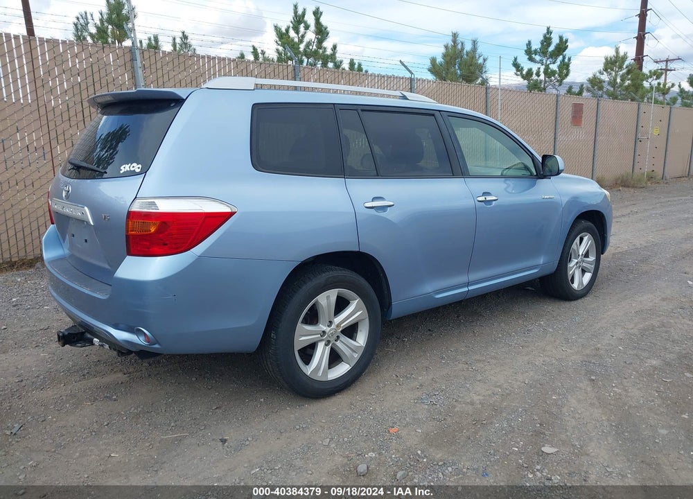2008 TOYOTA HIGHLANDER LIMITED VIN: JTEES42A182027412