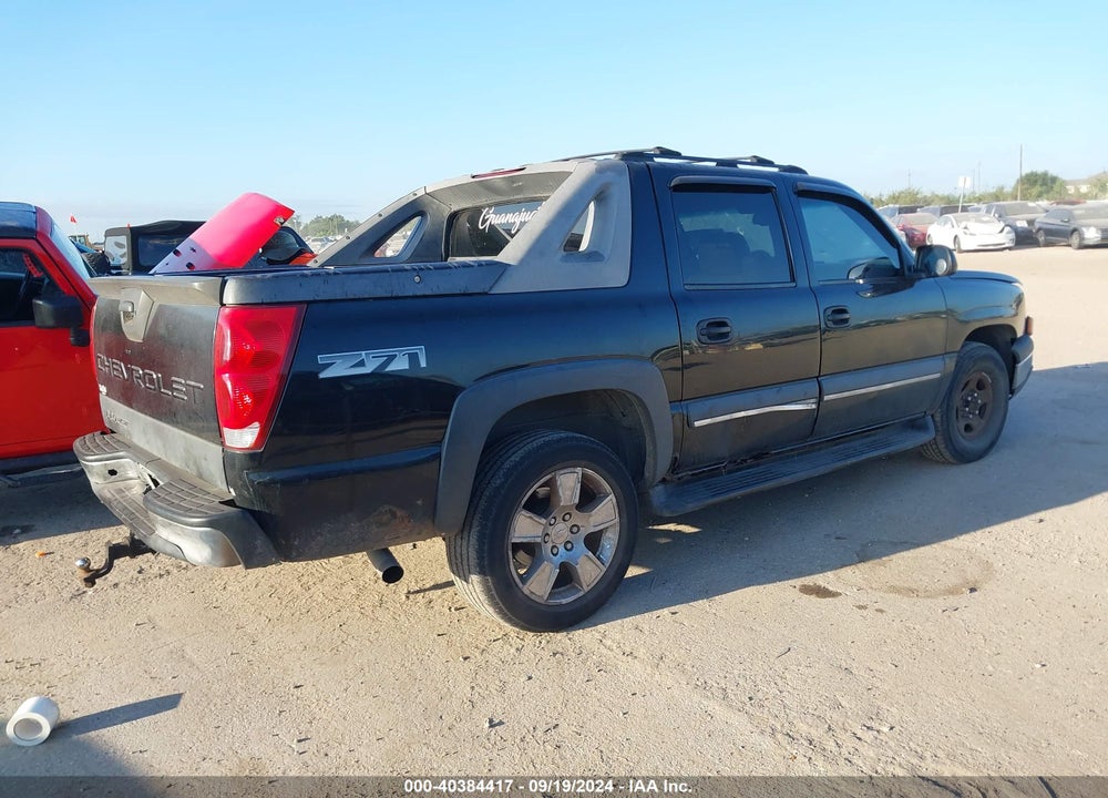 2004 CHEVROLET AVALANCHE 1500 VIN: 3GNEK12TX4G165267