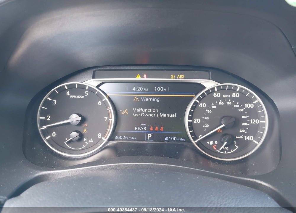 2023 NISSAN ALTIMA SV FWD VIN: 1N4BL4DV2PN382998