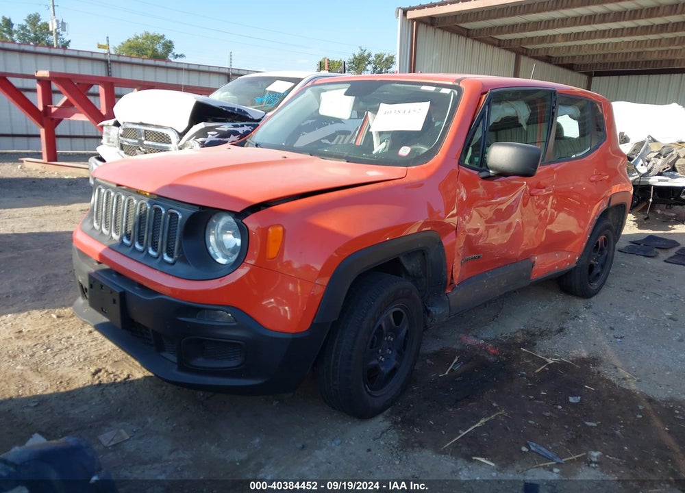 2016 JEEP RENEGADE SPORT VIN: ZACCJBAT5GPE09582
