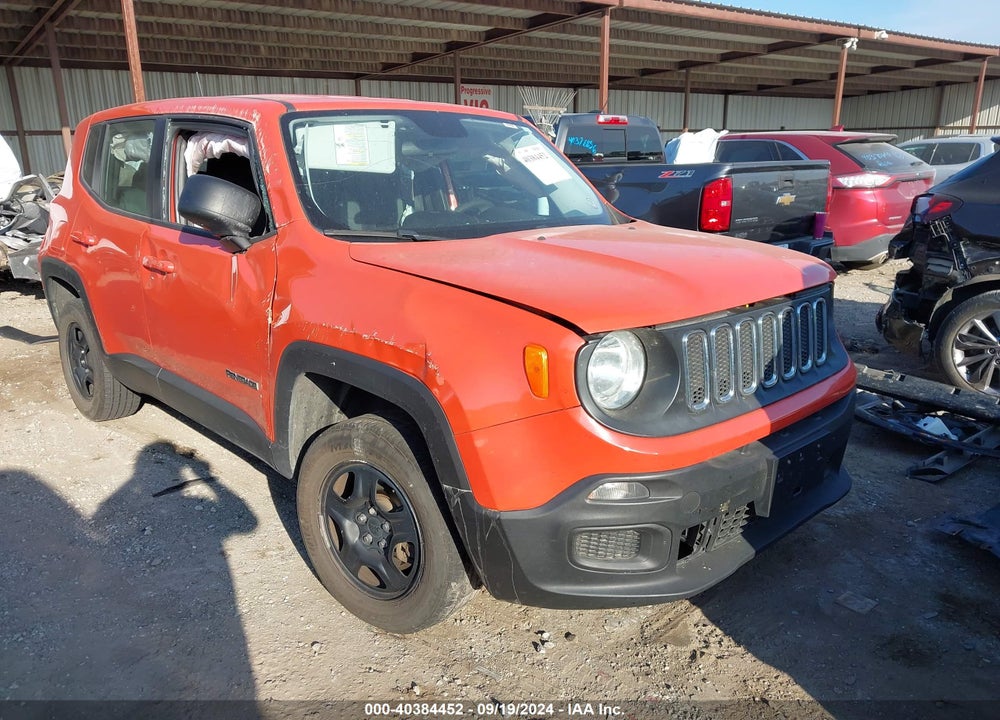 2016 JEEP RENEGADE SPORT VIN: ZACCJBAT5GPE09582