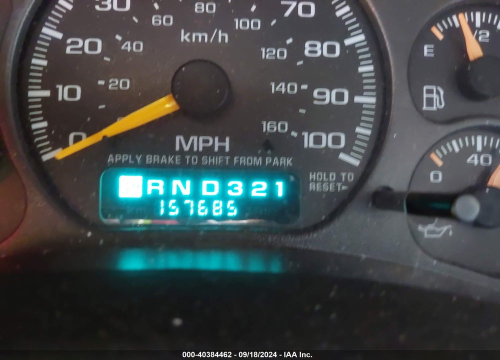 2001 CHEVROLET SILVERADO 1500 LT VIN: 2GCEC19TX11228920