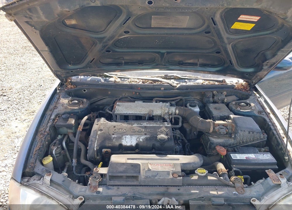 2000 KIA SEPHIA LS/LS W/POWER PKG VIN: KNAFB1210Y5864445