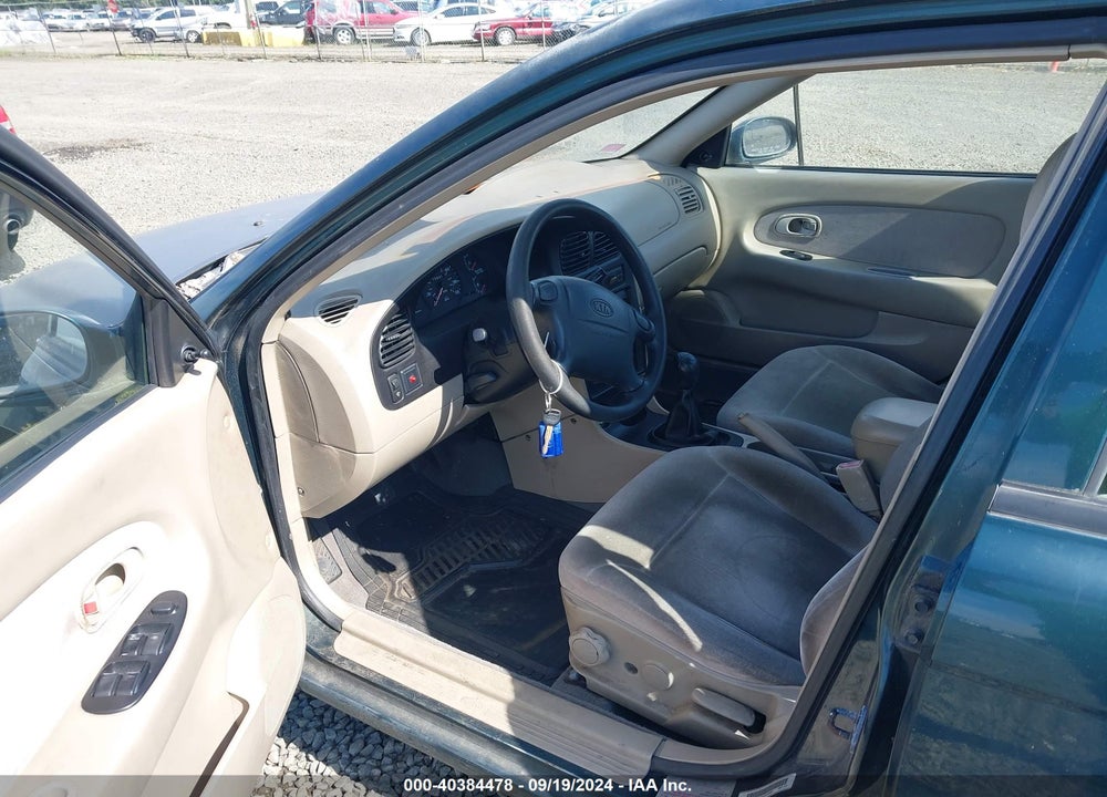 2000 KIA SEPHIA LS/LS W/POWER PKG VIN: KNAFB1210Y5864445