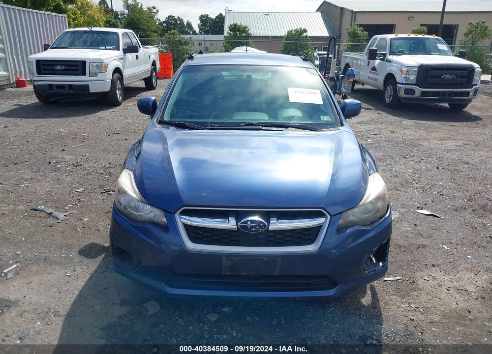 2012 SUBARU IMPREZA 2.0I PREMIUM VIN: JF1GPAC63CH246438