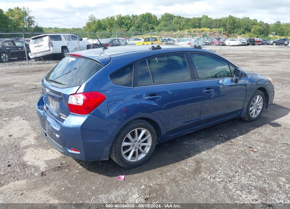 2012 SUBARU IMPREZA 2.0I PREMIUM VIN: JF1GPAC63CH246438