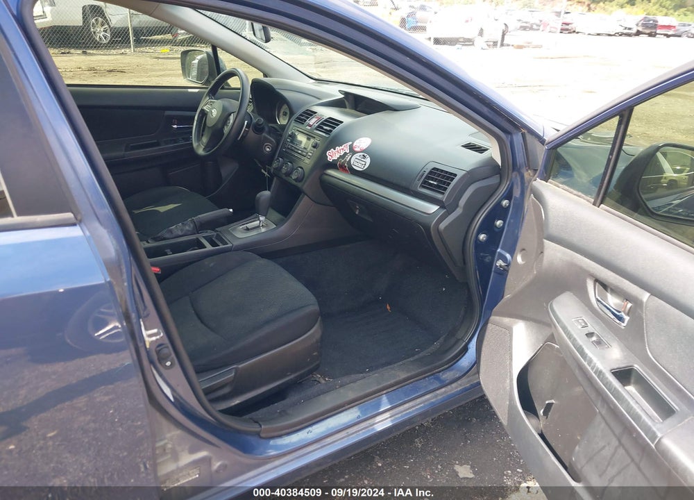 2012 SUBARU IMPREZA 2.0I PREMIUM VIN: JF1GPAC63CH246438