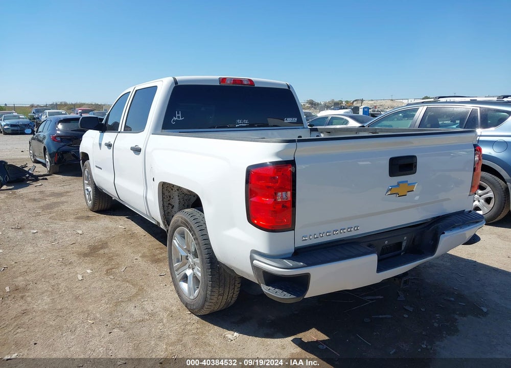 2018 CHEVROLET SILVERADO 1500 CUSTOM VIN: 3GCPCPEC5JG205618
