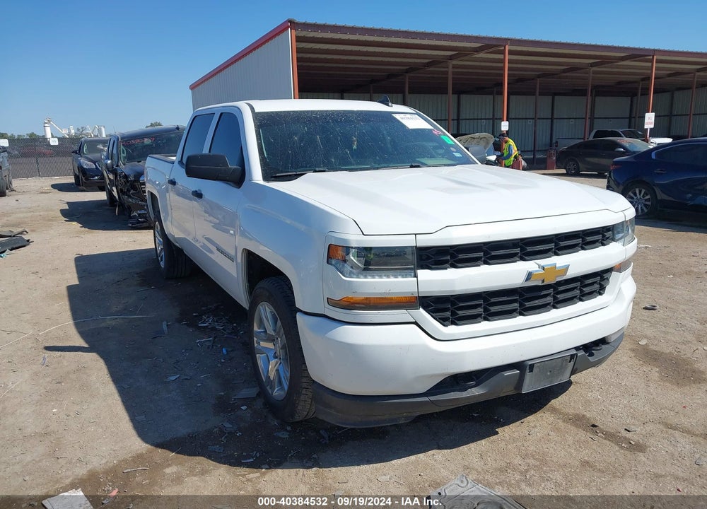 2018 CHEVROLET SILVERADO 1500 CUSTOM VIN: 3GCPCPEC5JG205618