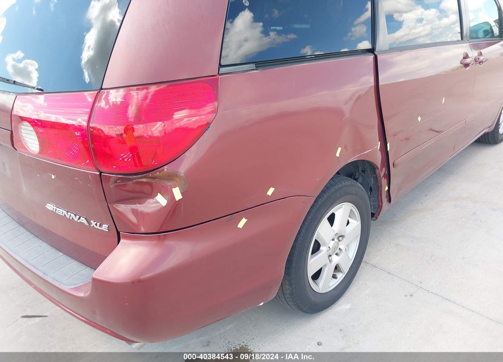 2009 TOYOTA SIENNA XLE VIN: 5TDZK22C69S239387