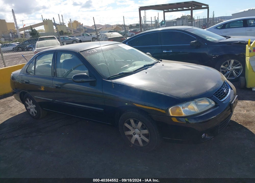 2001 NISSAN SENTRA GXE VIN: 3N1CB51D01L418880