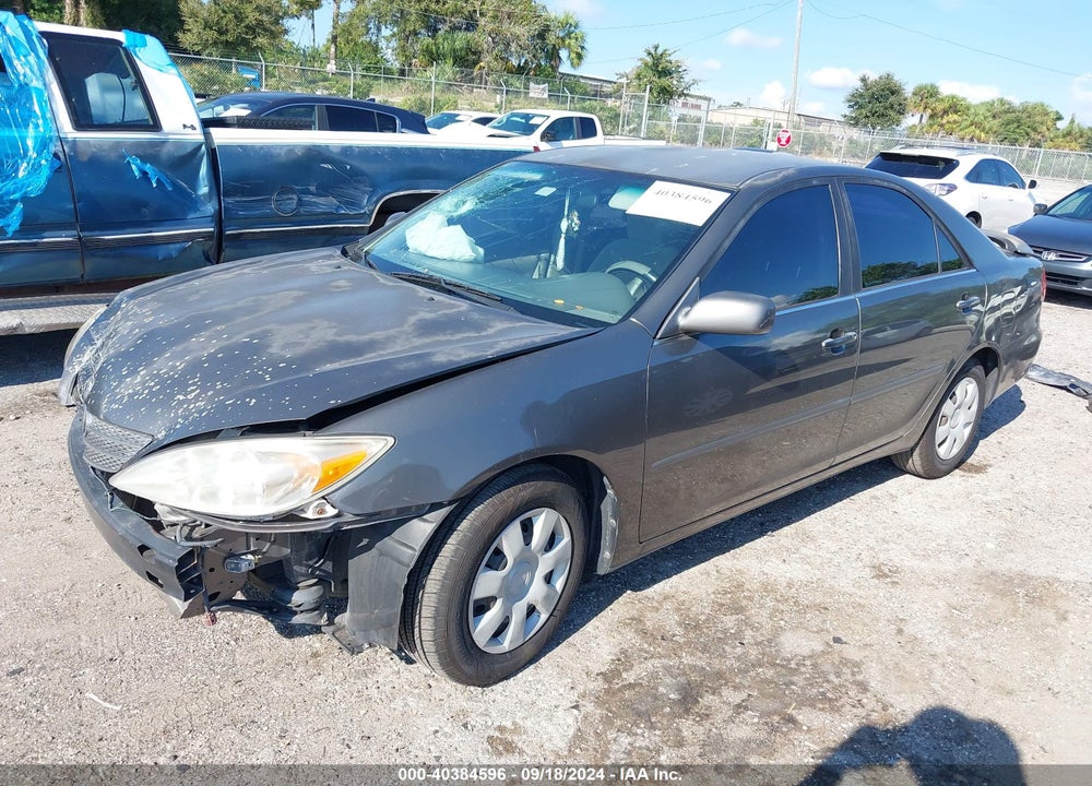 2004 TOYOTA CAMRY LE VIN: 4T1BE32K24U859403