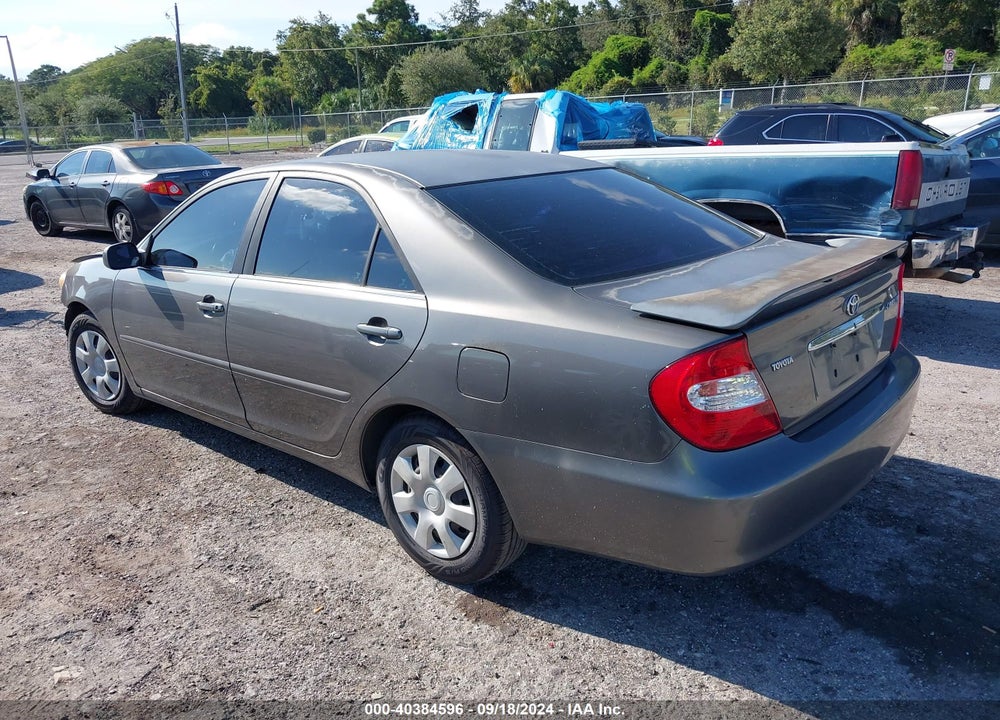 2004 TOYOTA CAMRY LE VIN: 4T1BE32K24U859403