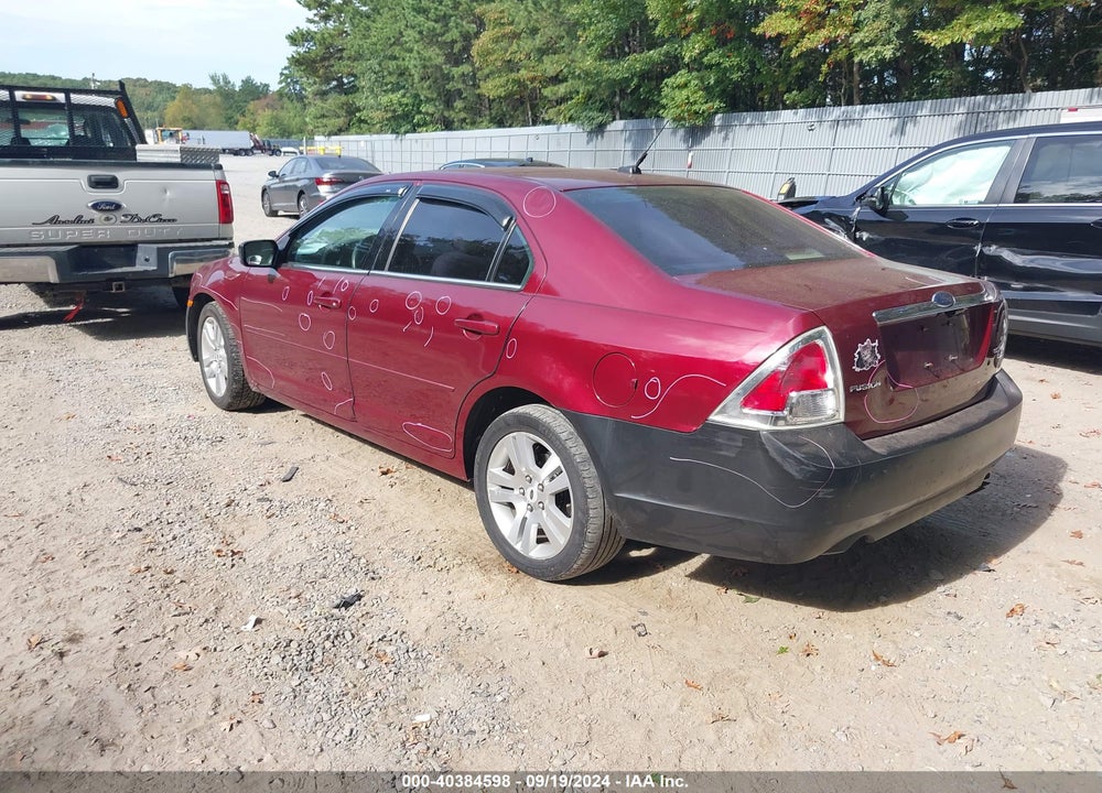 2007 FORD FUSION SEL VIN: 3FAHP08Z87R140718