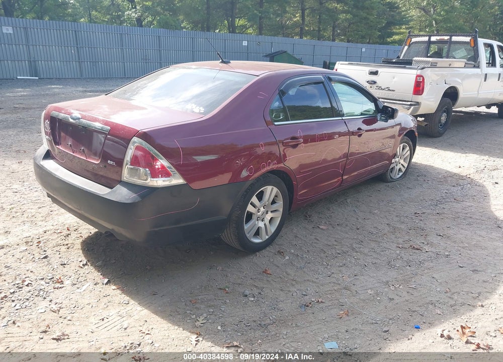 2007 FORD FUSION SEL VIN: 3FAHP08Z87R140718
