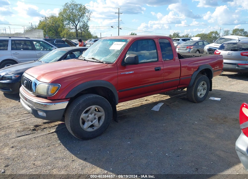 2001 TOYOTA TACOMA PRERUNNER VIN: 5TESM92N21Z874135