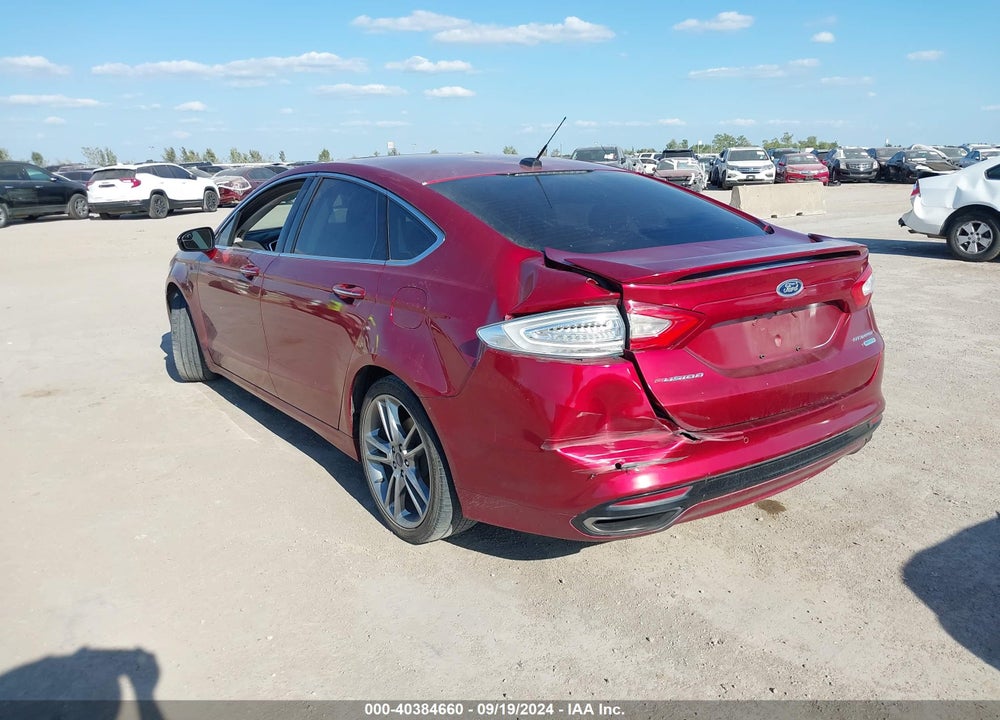 2013 FORD FUSION TITANIUM VIN: 3FA6P0K96DR141457