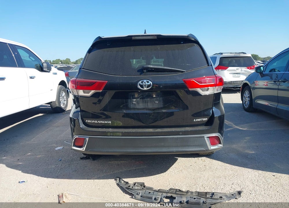 2017 TOYOTA HIGHLANDER LIMITED VIN: 5TDYZRFH3HS190671
