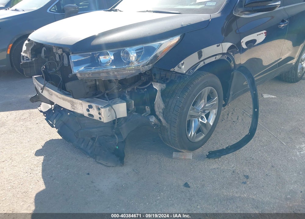 2017 TOYOTA HIGHLANDER LIMITED VIN: 5TDYZRFH3HS190671