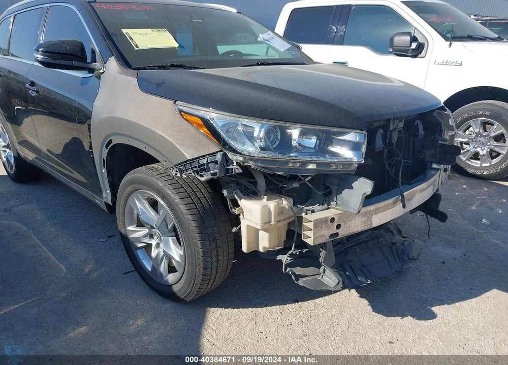 2017 TOYOTA HIGHLANDER LIMITED VIN: 5TDYZRFH3HS190671