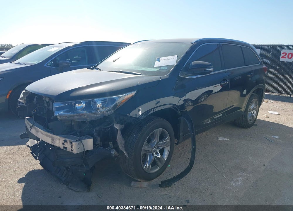 2017 TOYOTA HIGHLANDER LIMITED VIN: 5TDYZRFH3HS190671