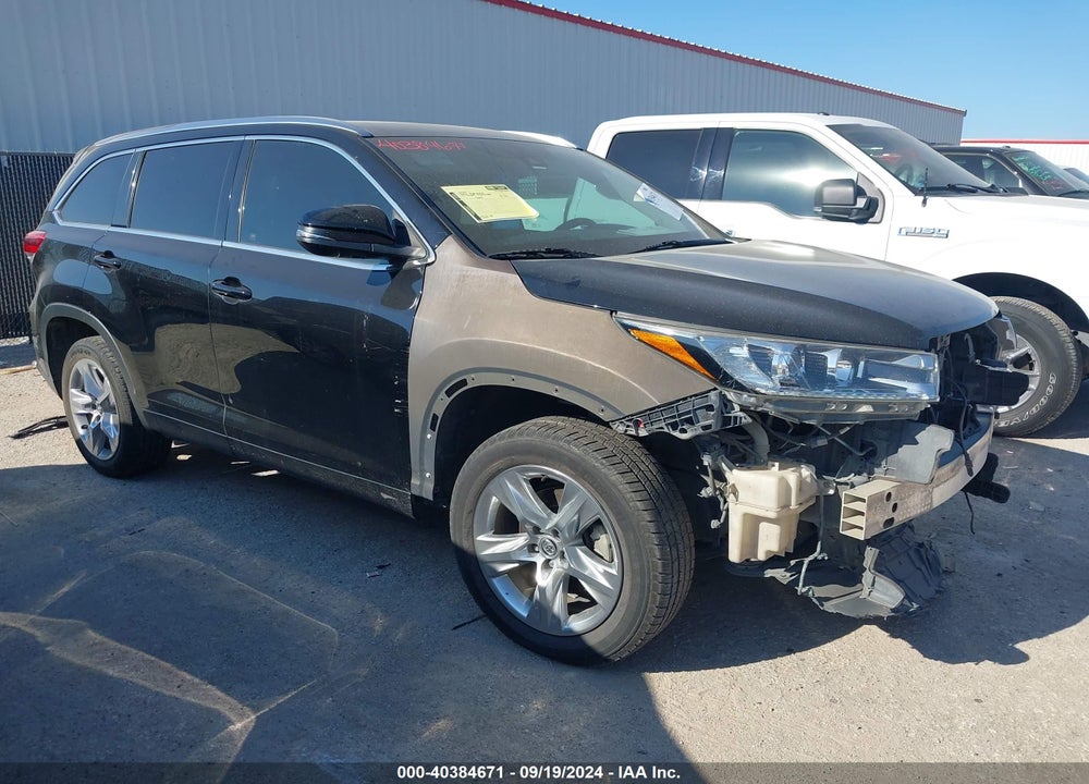 2017 TOYOTA HIGHLANDER LIMITED VIN: 5TDYZRFH3HS190671