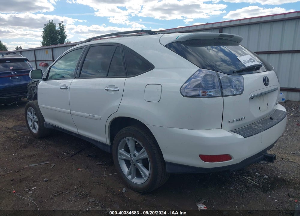 2008 LEXUS RX 400H VIN: JTJHW31U782866389