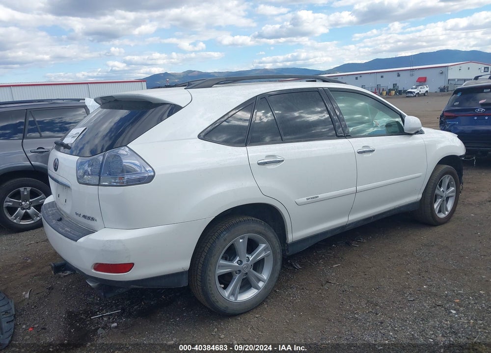 2008 LEXUS RX 400H VIN: JTJHW31U782866389