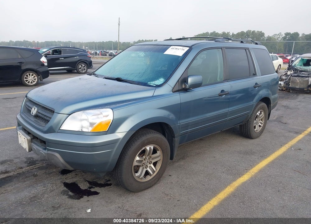 2005 HONDA PILOT EX-L VIN: 2HKYF18545H515228