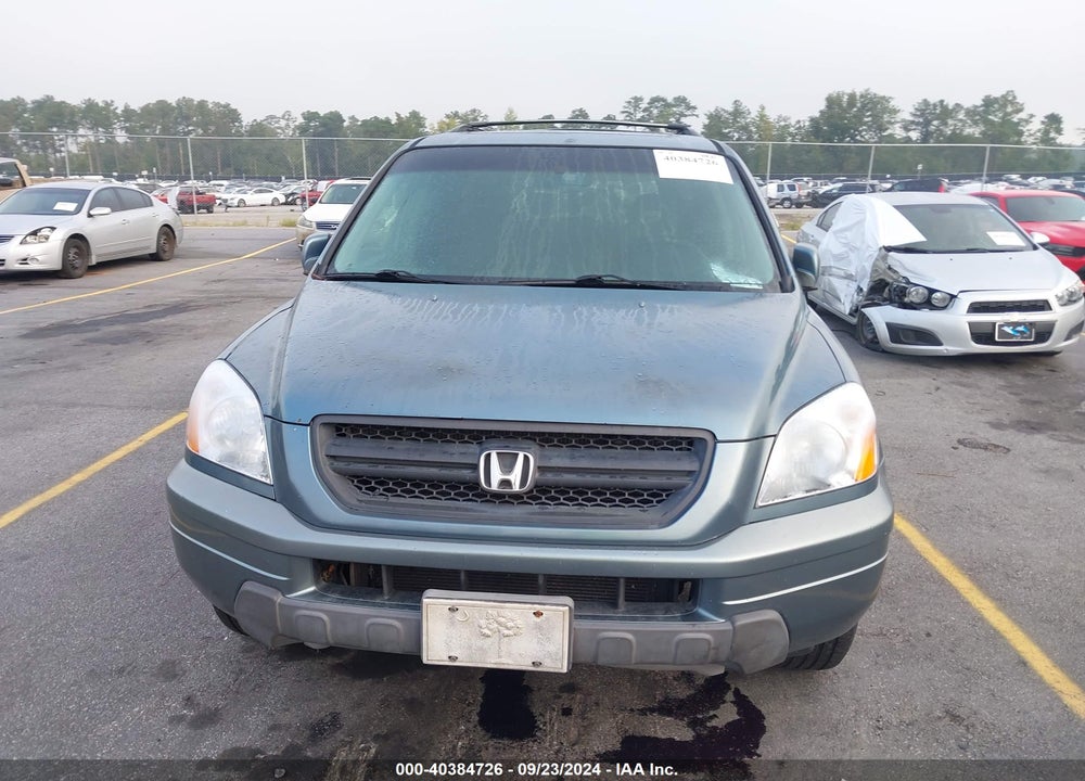 2005 HONDA PILOT EX-L VIN: 2HKYF18545H515228