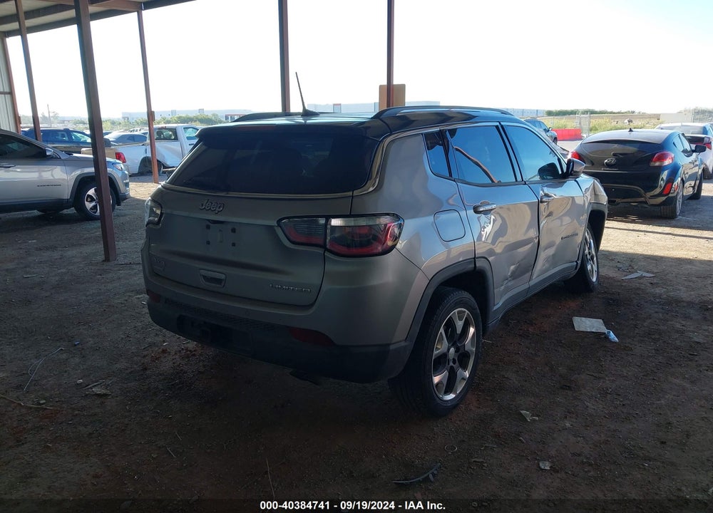 2018 JEEP COMPASS LIMITED 4X4 VIN: 3C4NJDCB7JT299255
