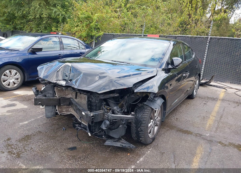 2018 HYUNDAI ELANTRA SEL VIN: KMHD84LF9JU588925
