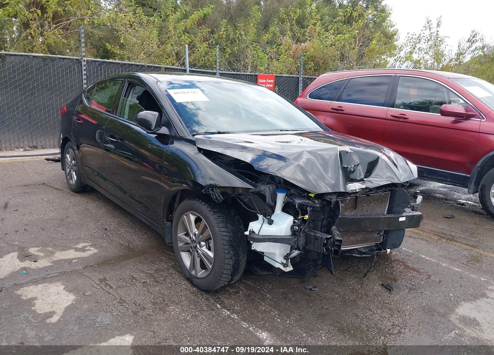 2018 HYUNDAI ELANTRA SEL VIN: KMHD84LF9JU588925