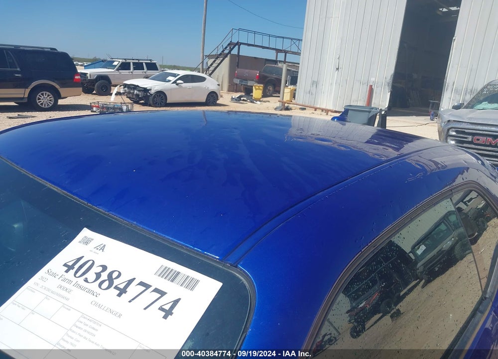 2022 DODGE CHALLENGER SXT VIN: 2C3CDZAG1NH104540