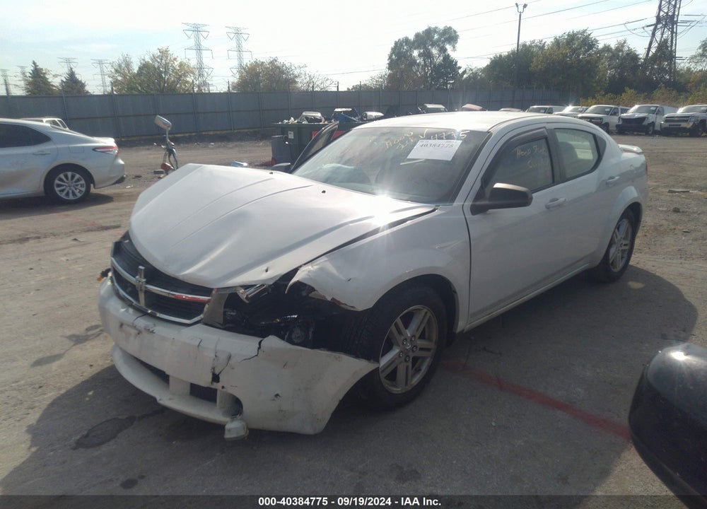2008 DODGE AVENGER SXT VIN: 1B3LC56K88N286643