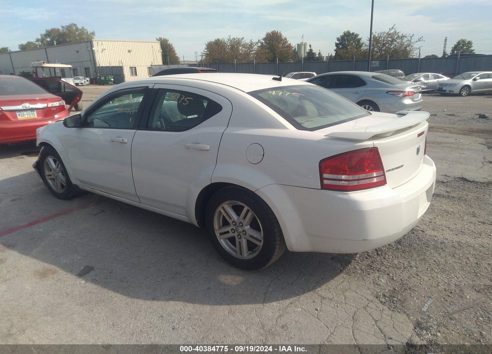 2008 DODGE AVENGER SXT VIN: 1B3LC56K88N286643