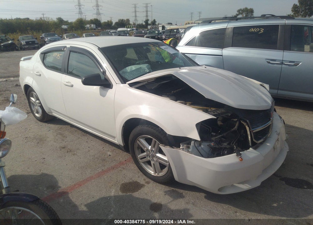 2008 DODGE AVENGER SXT VIN: 1B3LC56K88N286643